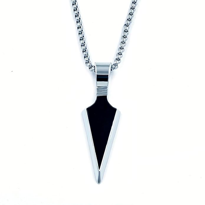 ๐ก๏ธ Sleek Arrowhead Pendant Necklace โ Precision. Power. Minimal Edge.
