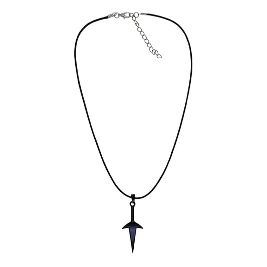 Midnight Dagger Pendant Necklace β Black Steel
