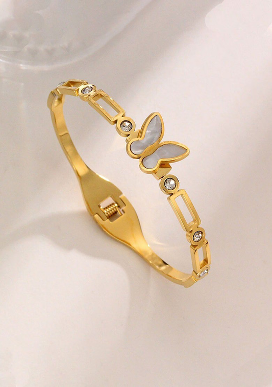 Aurelia Butterfly Bracelet – Tarnish-Resistant