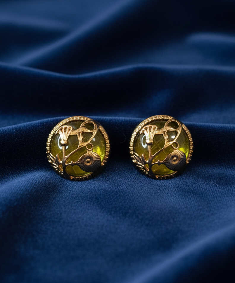 ✨Verdant Glow Stud Earrings