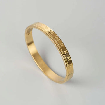 Eterna Roman Numeral Bracelet β Gold Plated | Anti tarnish