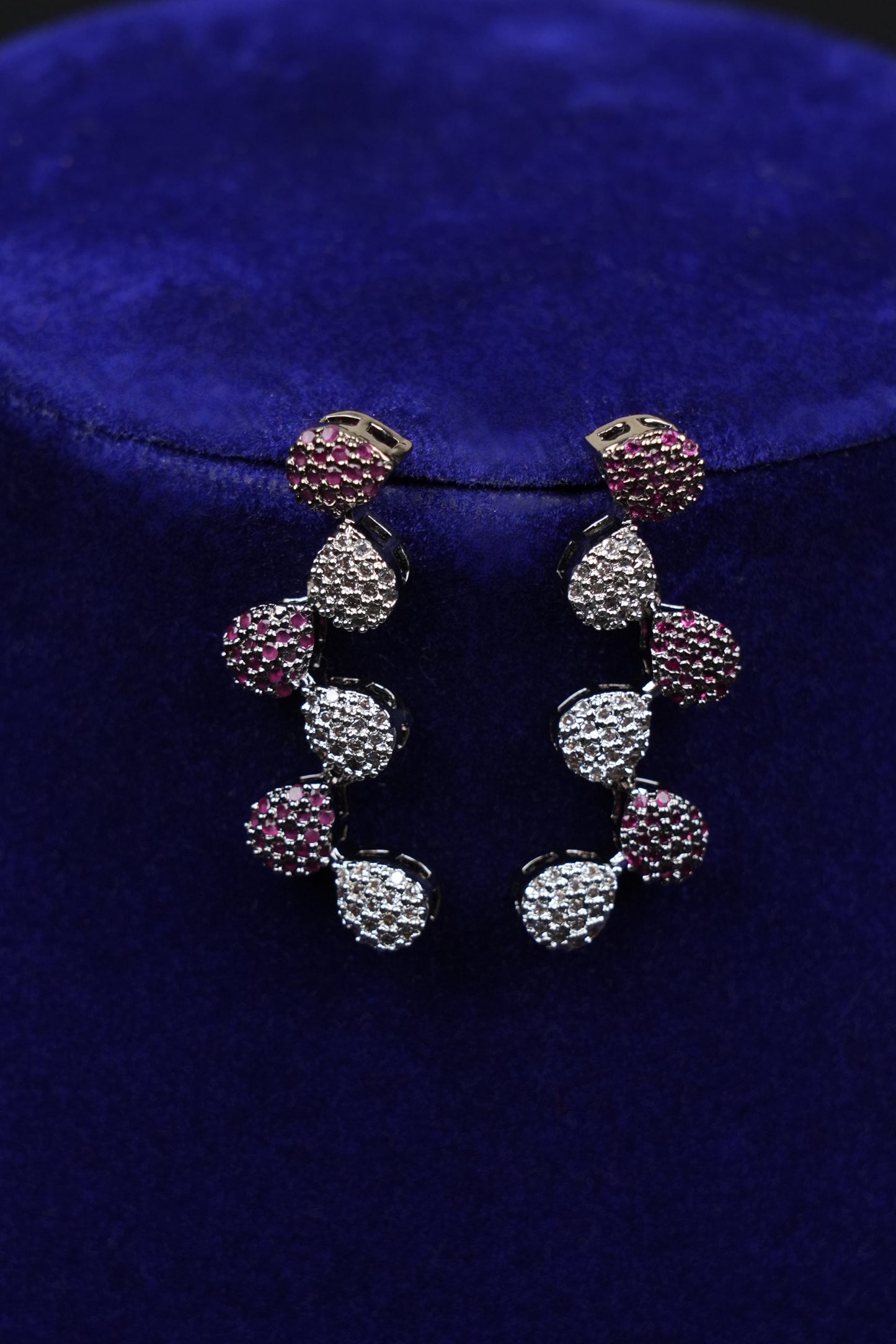 Twilight Bloom Teardrop Necklace & Earring Set
