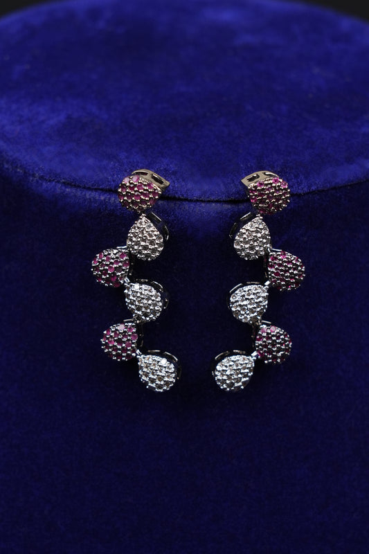 Twilight Bloom Teardrop Necklace & Earring Set