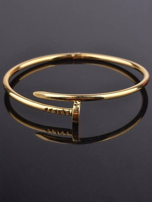 Nail Cuff Bracelet – Tarnish-Resistant