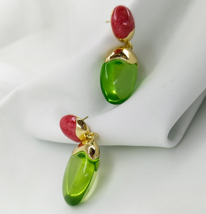 Crimson & Jade Enamel Drops