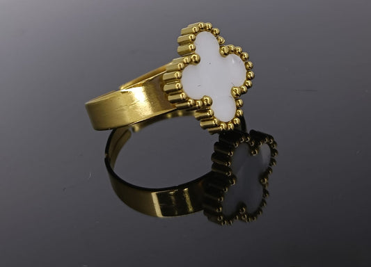 Aria Clover Adjustable Ring