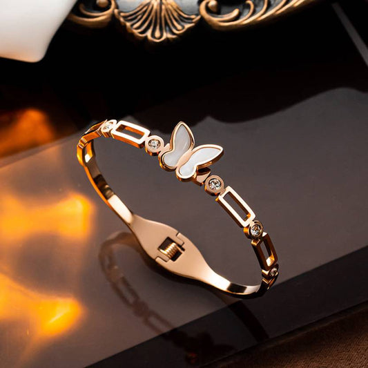 Aurelia Butterfly Bracelet – Tarnish-Resistant