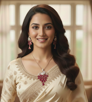 Premium Swan Pendant Set β Silver Finish with Ruby CZ Stones