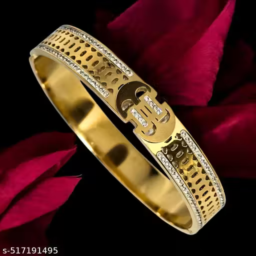 Radiant Bolt – Gold Plated CZ Bracelet