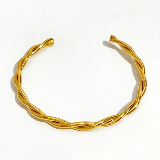Twisted Gold Bracelet