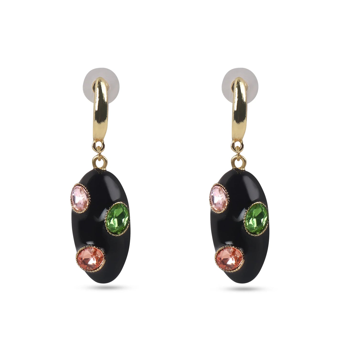 Cosmo Noir Gem Drop Earrings