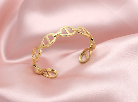 Gilded Loop Bracelet - Tarnish resistent