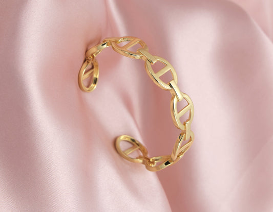Gilded Loop Bracelet - Tarnish resistent
