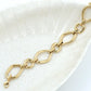 Bold Gold Link Chain Bracelet
