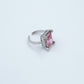 💗 Pink Ice Solitaire Ring