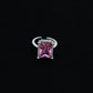 💗 Pink Ice Solitaire Ring