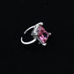 💗 Pink Ice Solitaire Ring