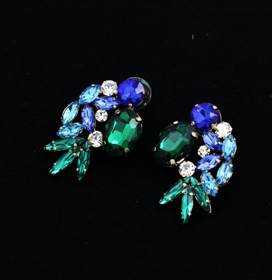 Aurora Bloom Multicolor Earrings - Anti-tarnish