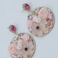 Blush Bloom Statement Earrings – Floral Fantasy in Pink