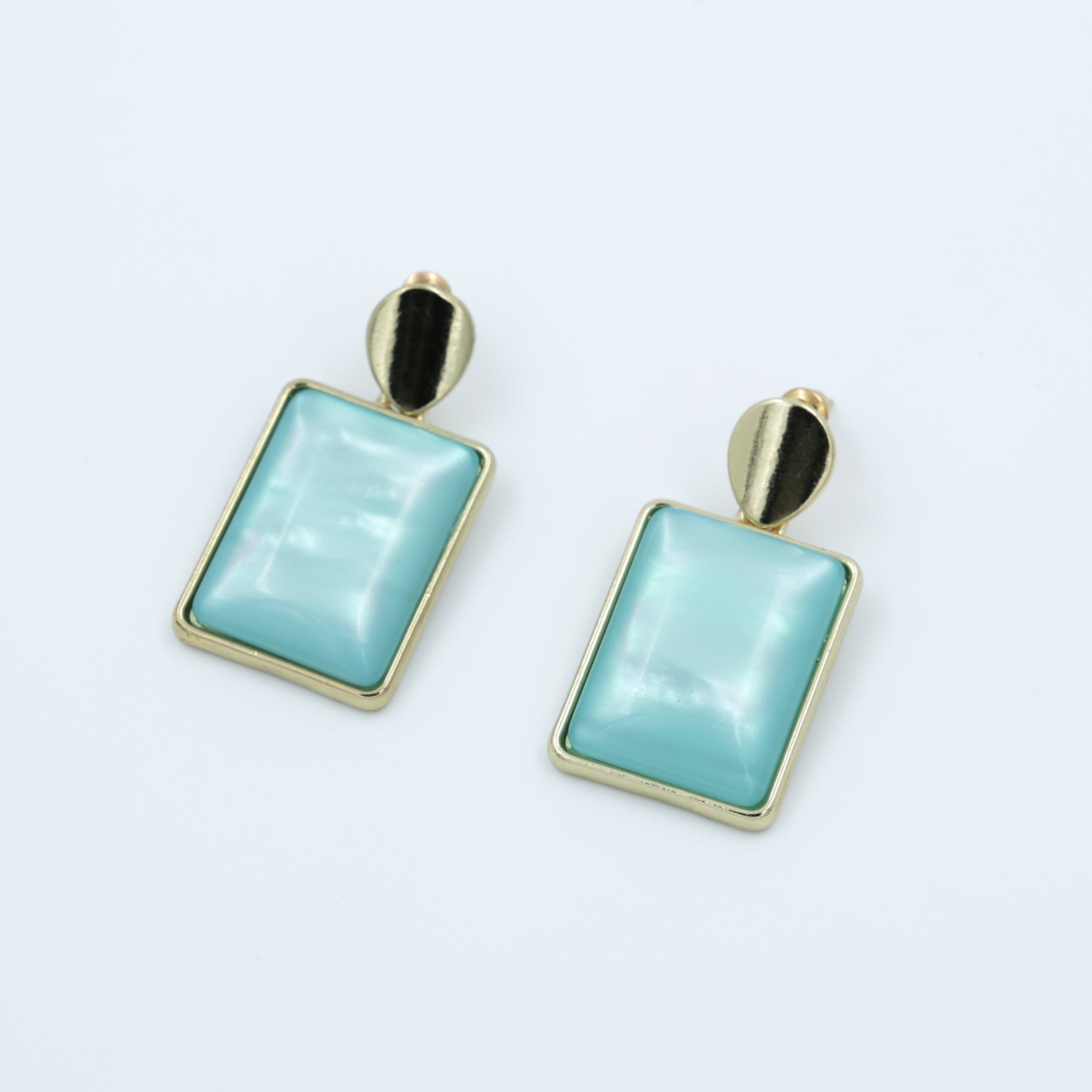 Emerald Luxe Drop Earrings - Anti-tarnish