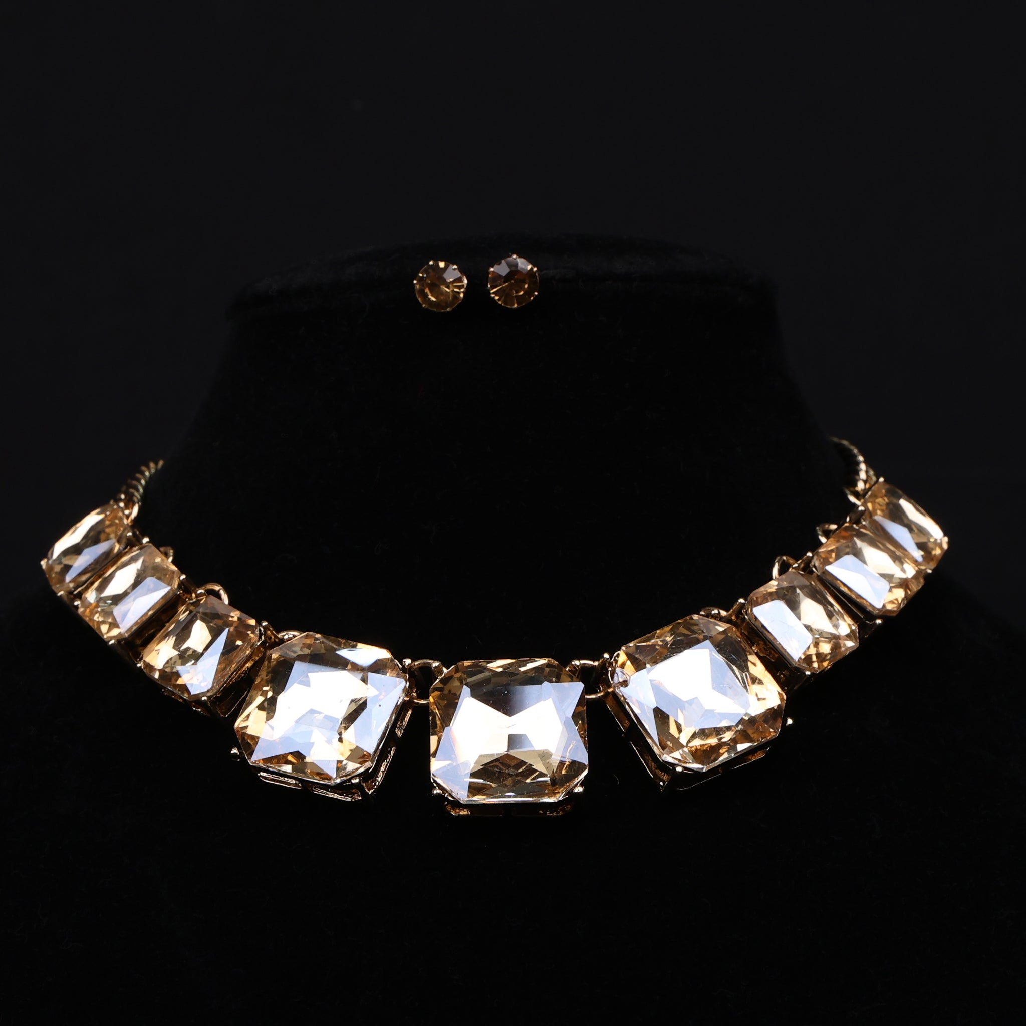 Golden Hour Statement Necklace Set