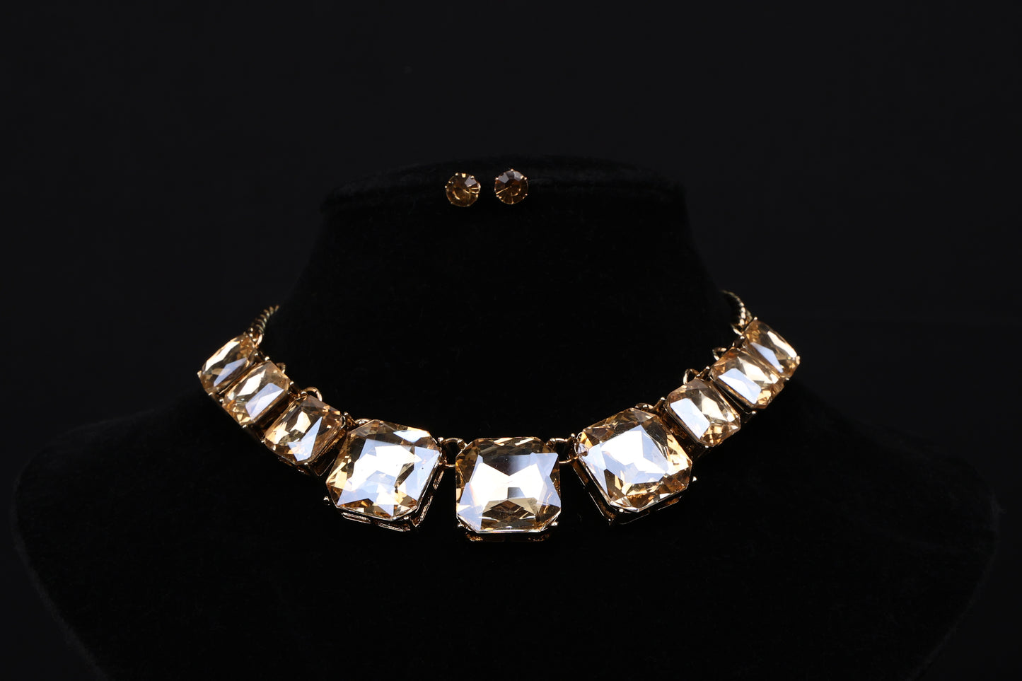 Golden Hour Statement Necklace Set