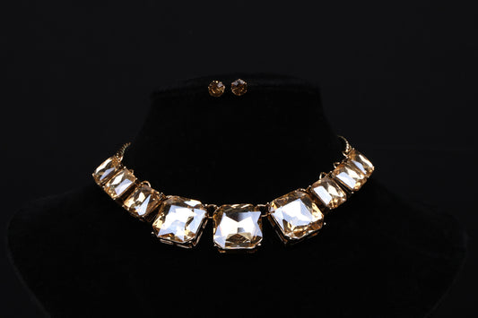 Golden Hour Statement Necklace Set