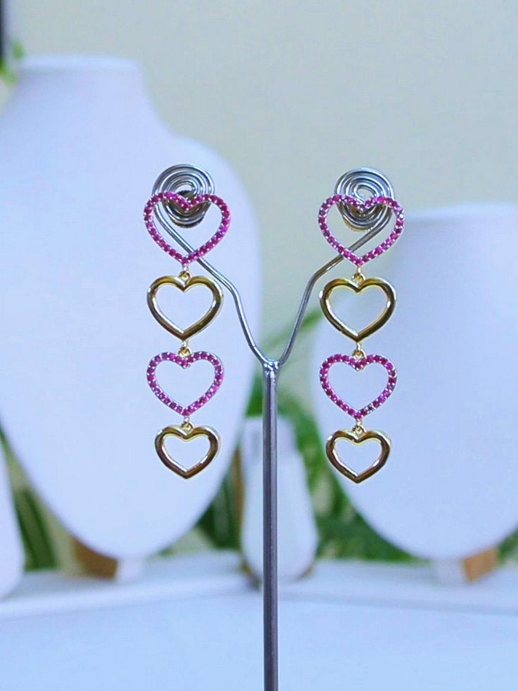 Celeste Shimmer Drops AD Earrings