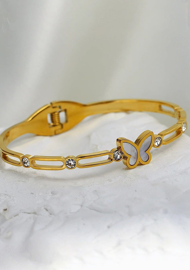 Aurelia Butterfly Bracelet – Tarnish-Resistant
