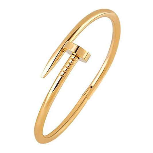 Nail Cuff Bracelet – Tarnish-Resistant