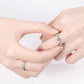 Couple Ring - Wings of Love – Silver plated Couple Ring Set with CZ Stones