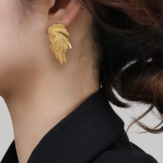 Auric Plume Studs