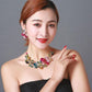Enchanted Garden Statement Necklace & Earring Set