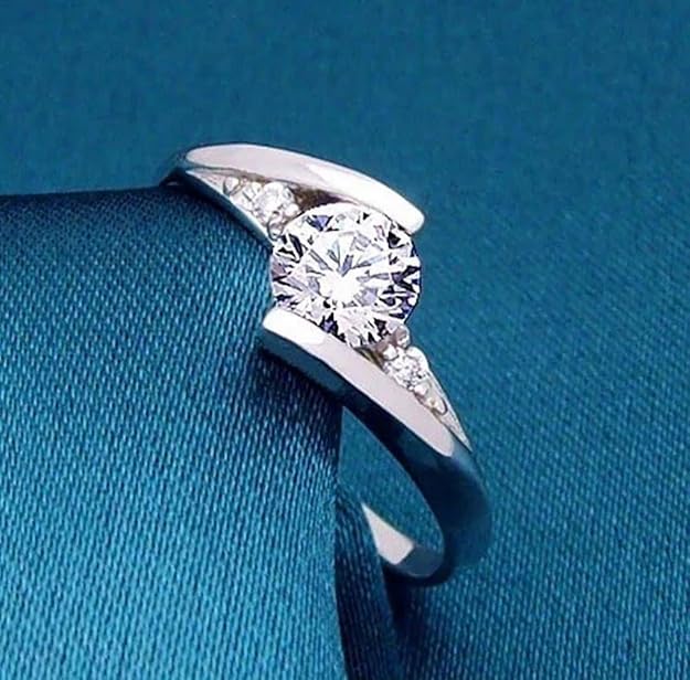 Couple Ring - Together Forever Silver Couple Rings – Sleek Split Design