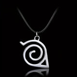 Unisex - Konoha Leaf Pendant Necklace – Minimal Anime-Inspired Charm