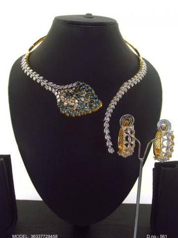 💎Sapphire Symphony Necklace Set