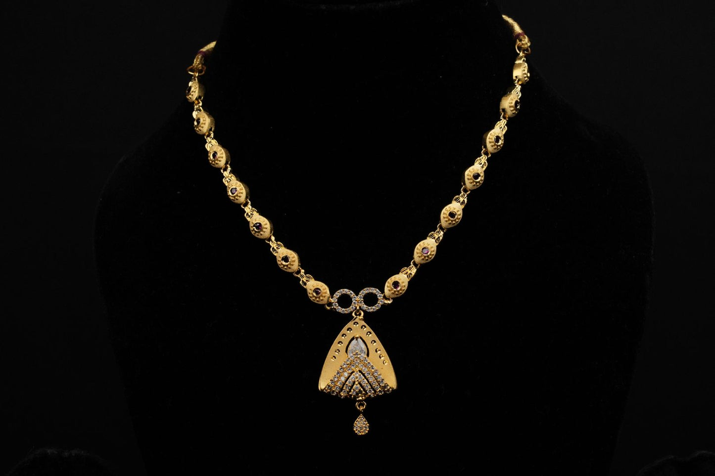 Zaira Bloom CZ Necklace Set