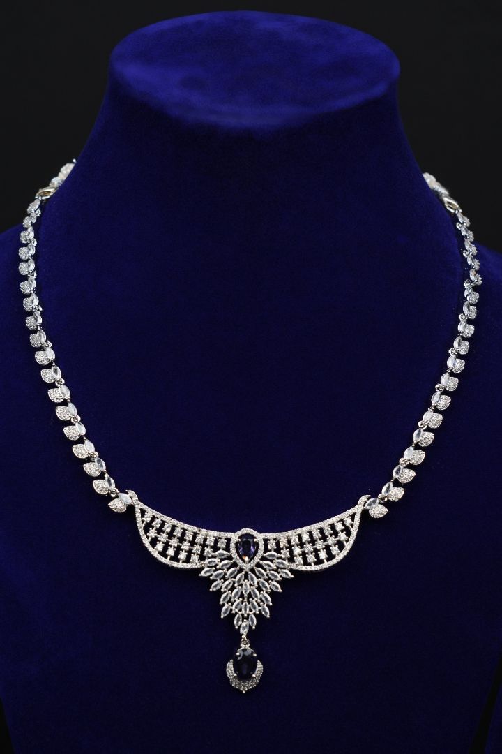 Celestial Twilight Sapphire Necklace Set