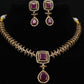 Scarlet Majesty Necklace & Earring Set