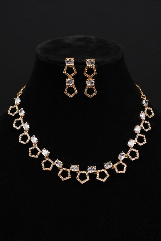 Golden Aura Necklace Set