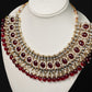 Crimson Majesty Kundan Bridal Set