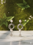 Palm Whisper Pearl Earrings
