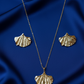 Elara Fan™ Gold-Tone Pendant Set