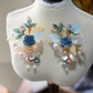 Elegant Floral Fantasy Statement Earrings - Anti-tarnish