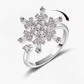 Trending Stellar Snowflake Statement Rotating Ring