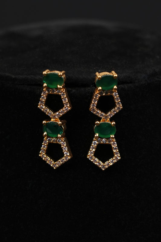 Emerald Elegance Necklace Set