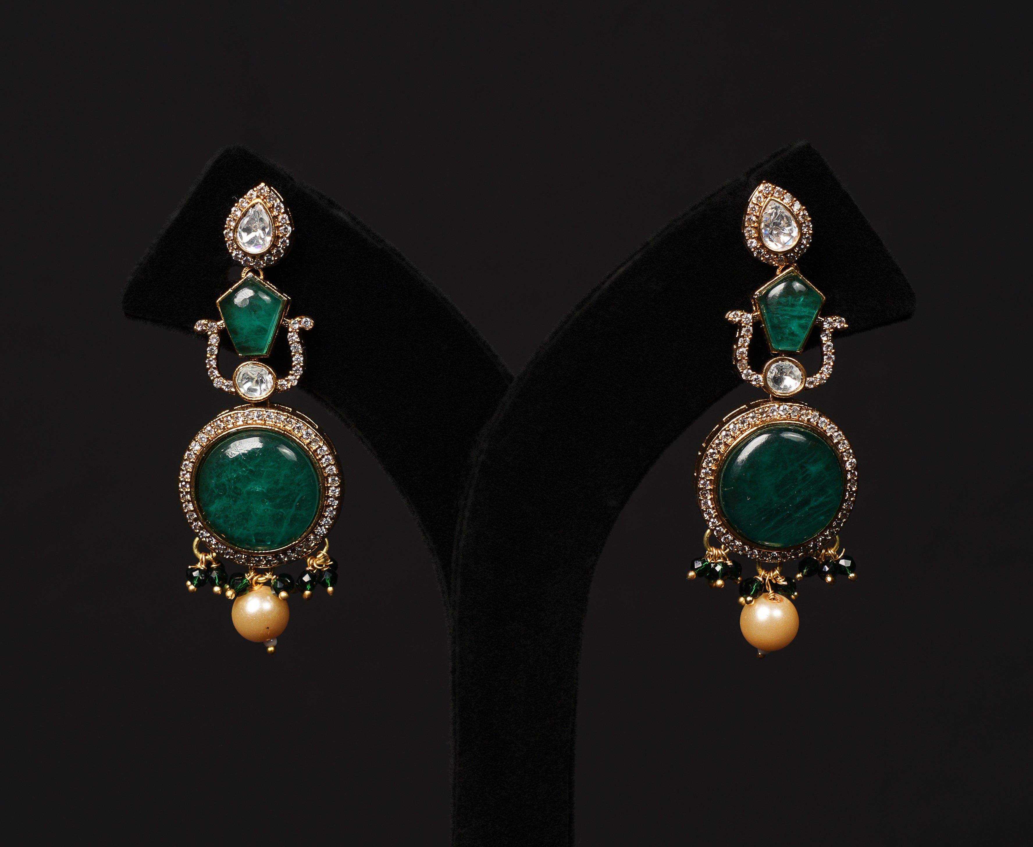 Elara Royale Polki Kundan Necklace Set