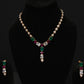 Elegant Emerald & Ruby Necklace Set