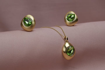 Elara Olive Luxe Pendant Set