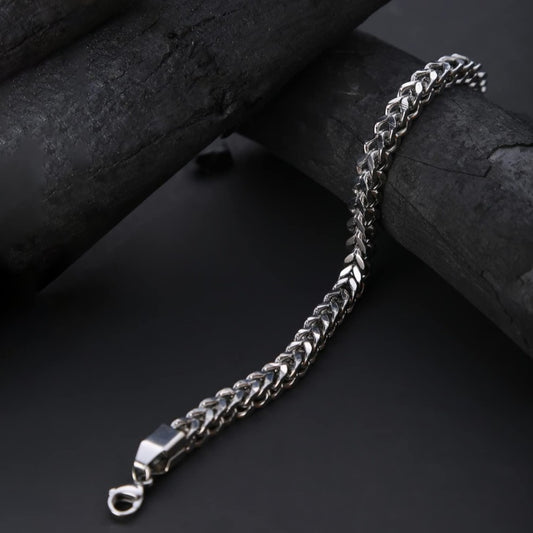 Men’s Cuban Chain Stainless Steel Bracelet – Bold, Timeless Style